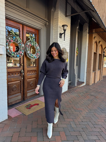 The Winter Evening Knit Dress