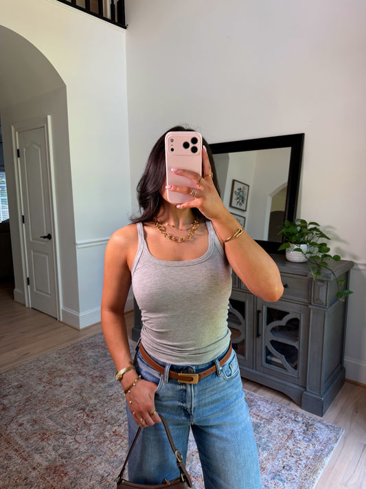Refined Everyday Grey Tank