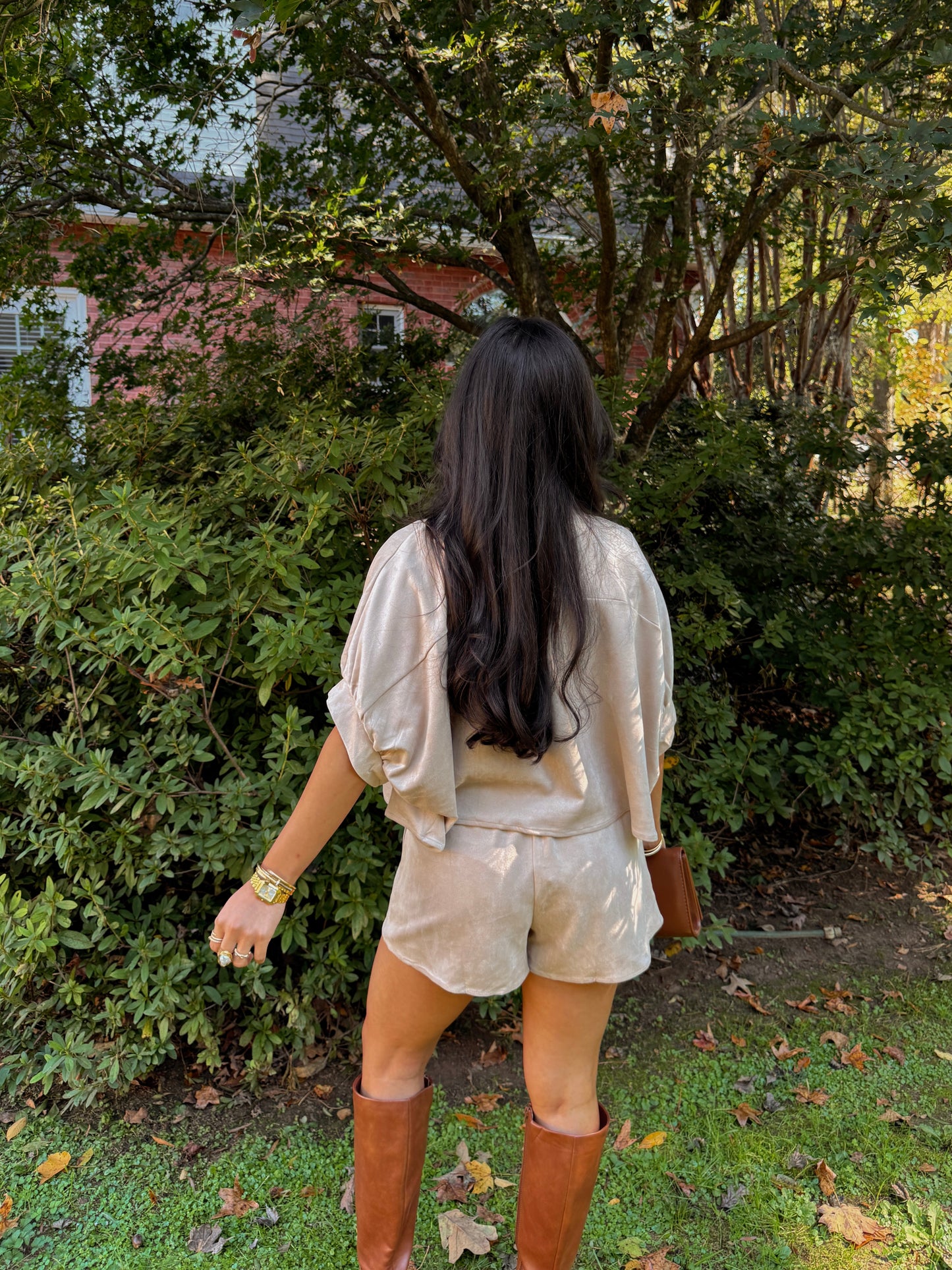 Here For Seconds Suede Set