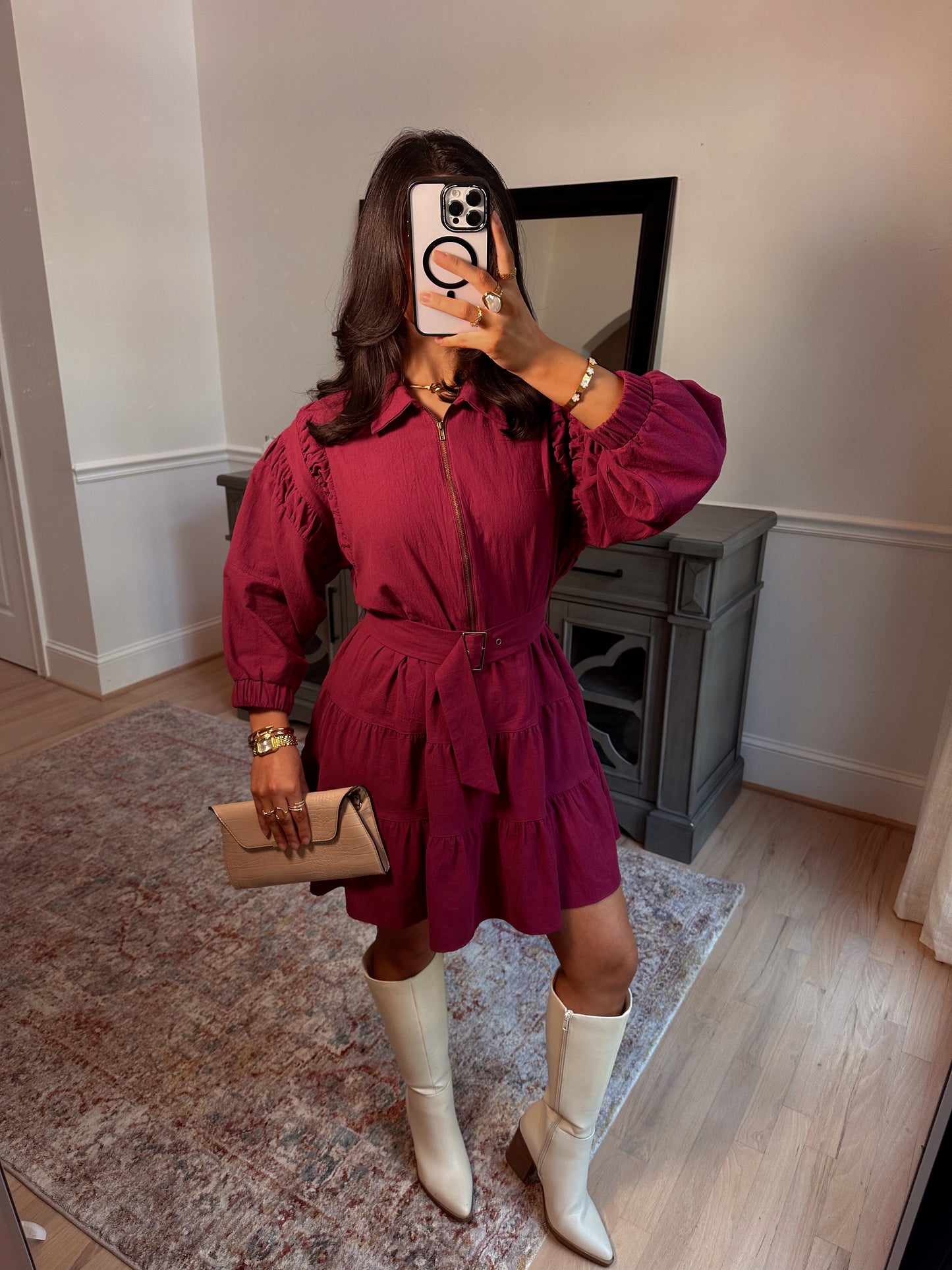 The Rich Roast Plum Dress