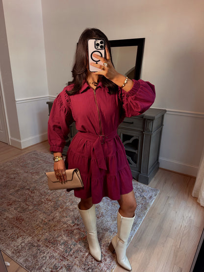 The Rich Roast Plum Dress