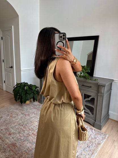 Tuscan Golden Petal Top (Tan)
