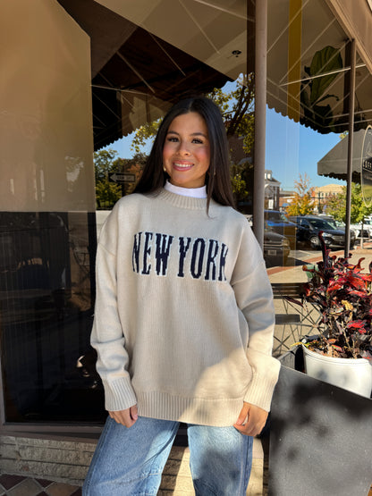 New York Oversized Sweater