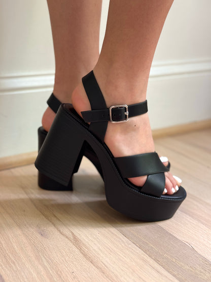 Black Platform Heels