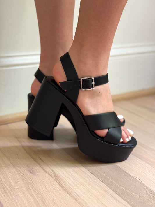 Black Platform Heels