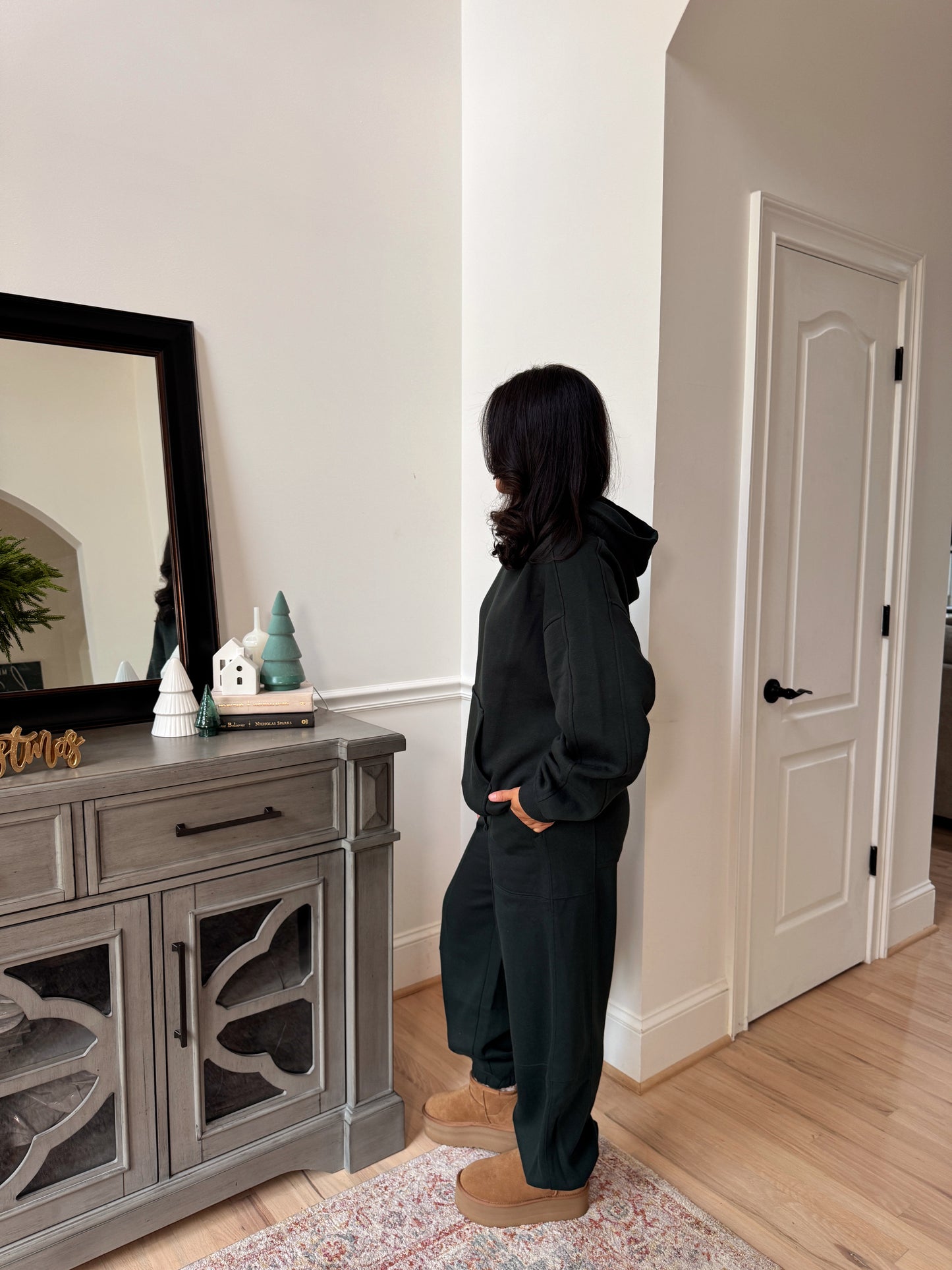 Forest Green Hoodie & Jogger Set