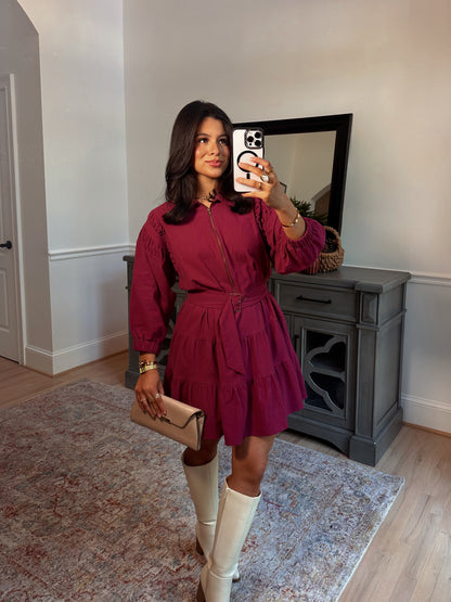 The Rich Roast Plum Dress