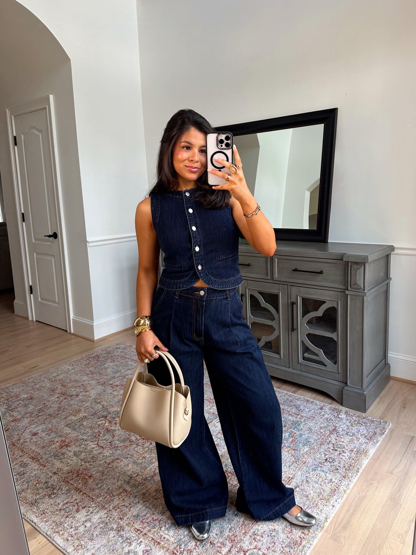 Indigo Wide Leg Jeans