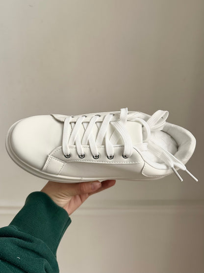 Classic White Platform Sneaker