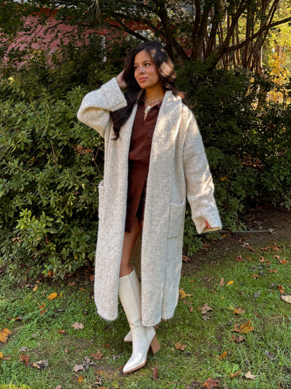 Cozy & Carbed Up Cream Cardigan