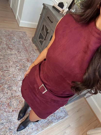 Apple Cider Suede Dress