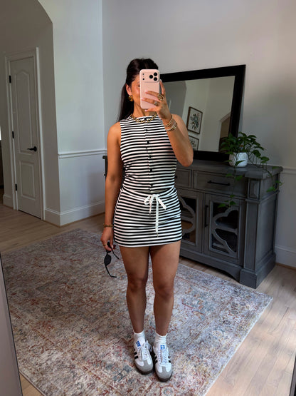 Cool Girl Striped Skort Set