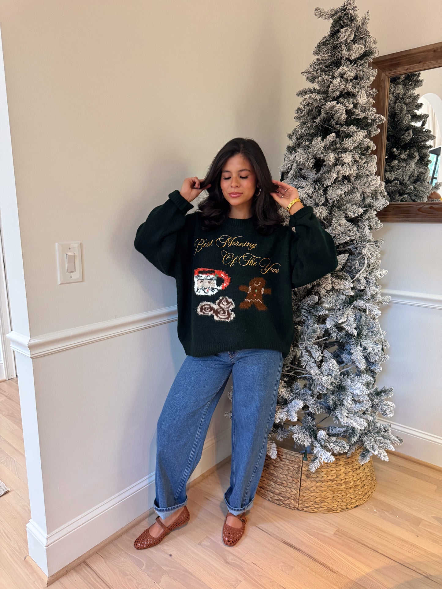 Best Morning Of The Year Knit Sweater