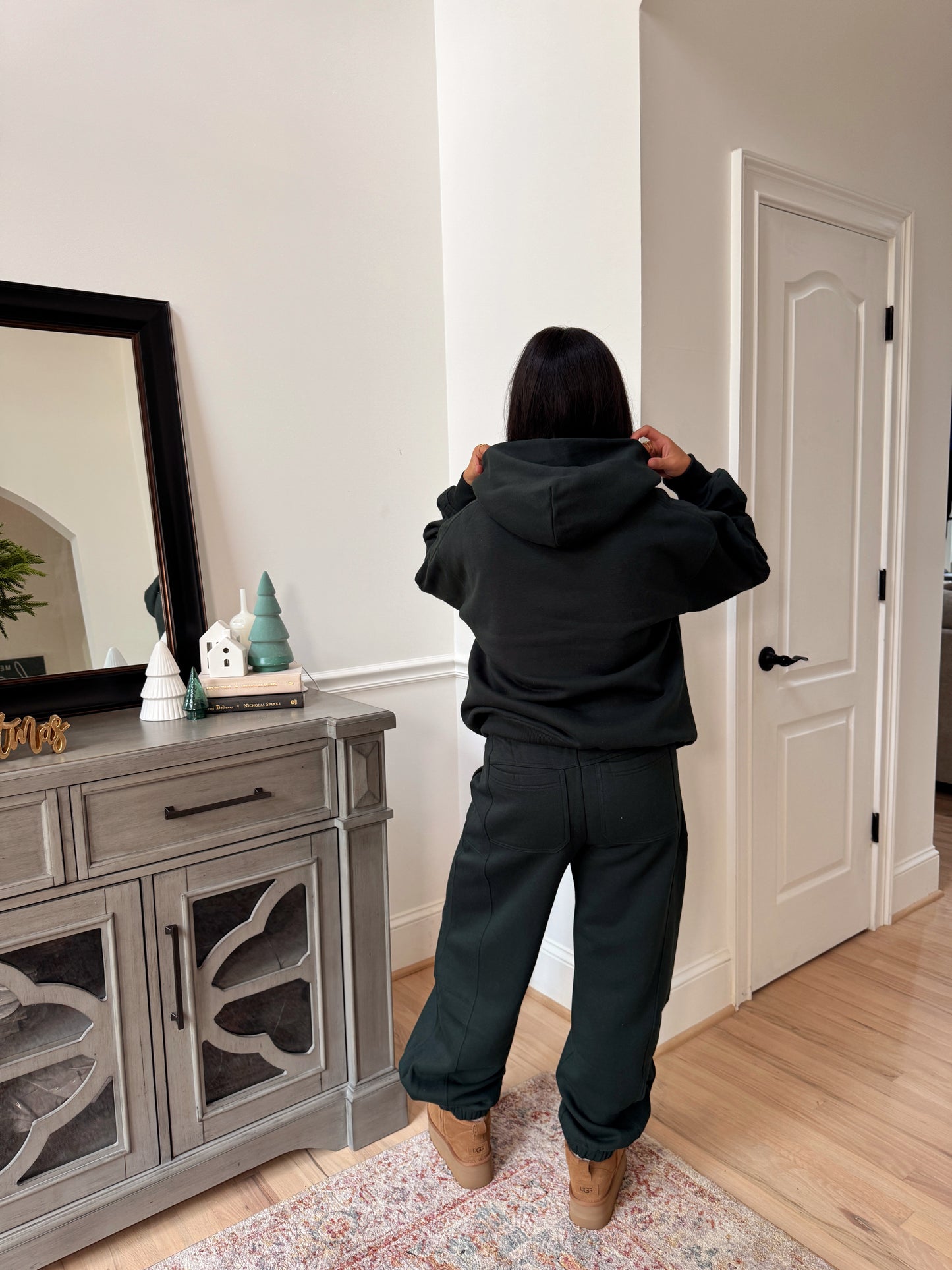 Forest Green Hoodie & Jogger Set