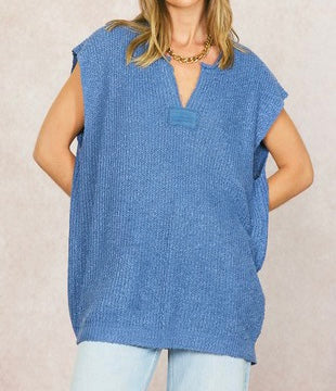 Ocean Knit Vest Dress