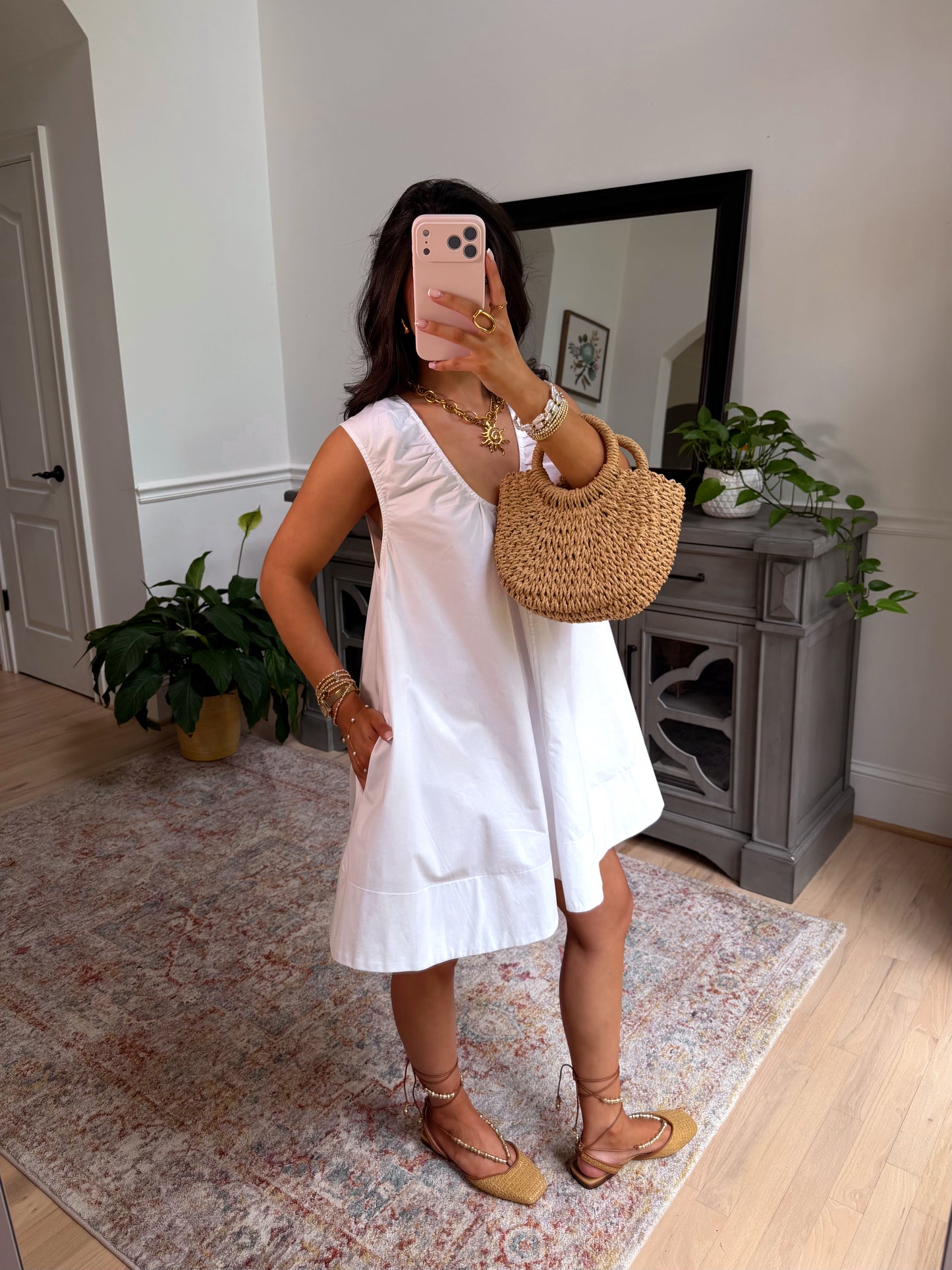 Coconut Flowy Dress