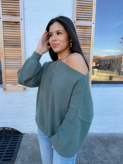 Basil Slouchy Sweater