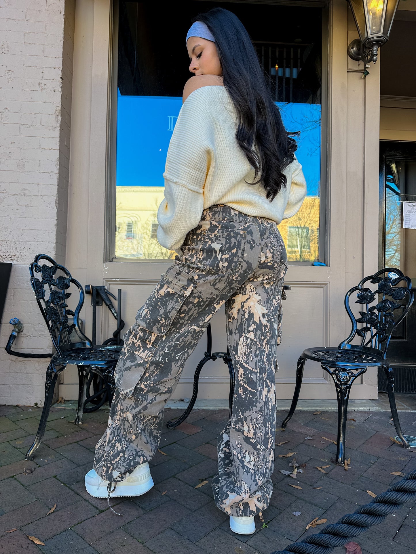 Cool Girl Camo Cargo Pants