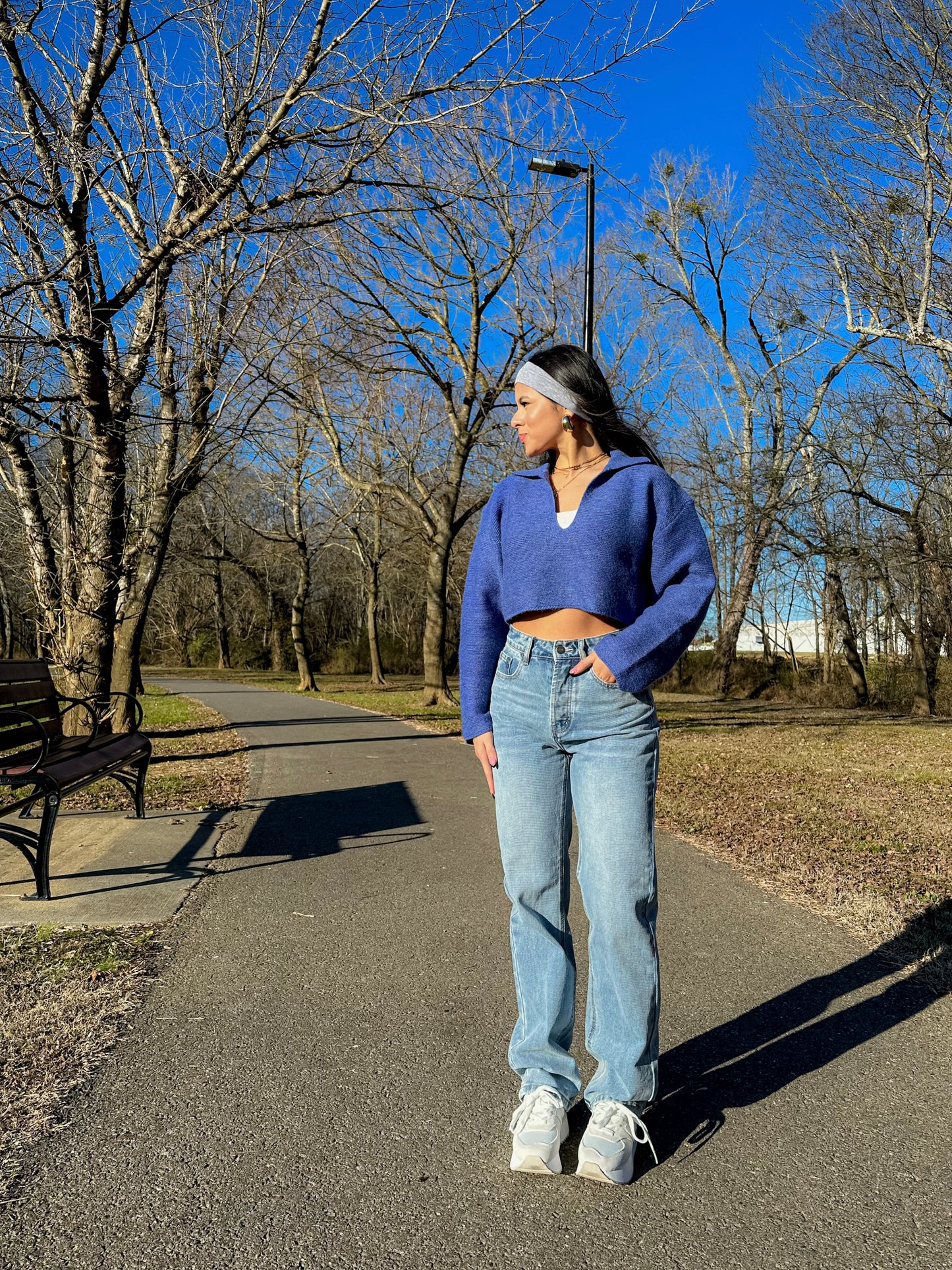 Feeling Blue Sweater Top