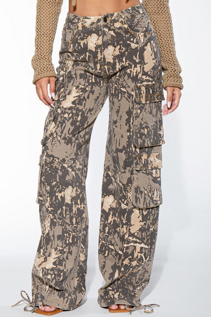 Cool Girl Camo Cargo Pants