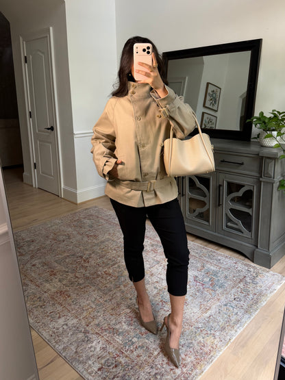 Fifth Street High Neck Trench Coat