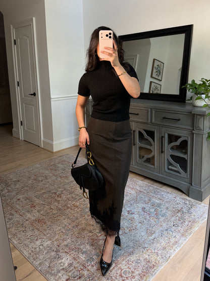 Black Hour Sweater Top