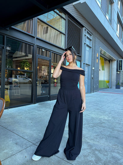 On-The-Go Black Jumpsuit