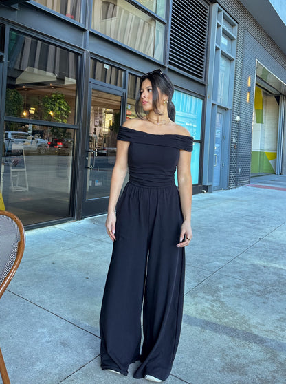 On-The-Go Black Jumpsuit