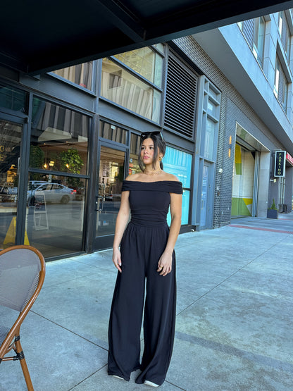 On-The-Go Black Jumpsuit